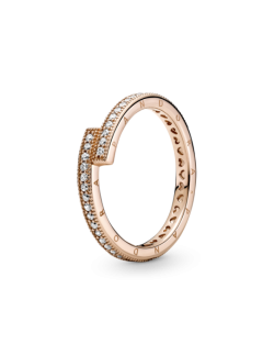 Anillo Pandora Rose Superpuesto Brillante 189491C01