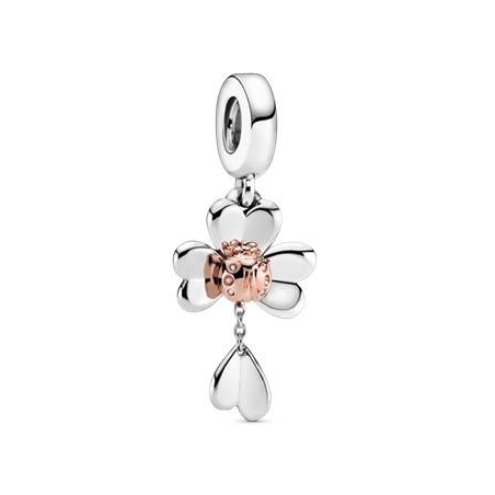 CHARM PANDORA COLGANTE TRÉBOL Y MARIQUITA 787877