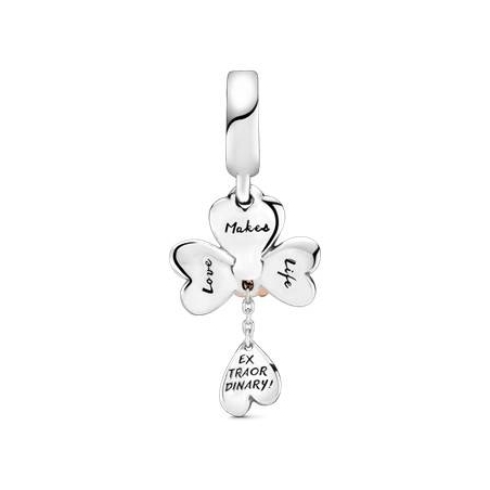 CHARM PANDORA COLGANTE TRÉBOL Y MARIQUITA 787877