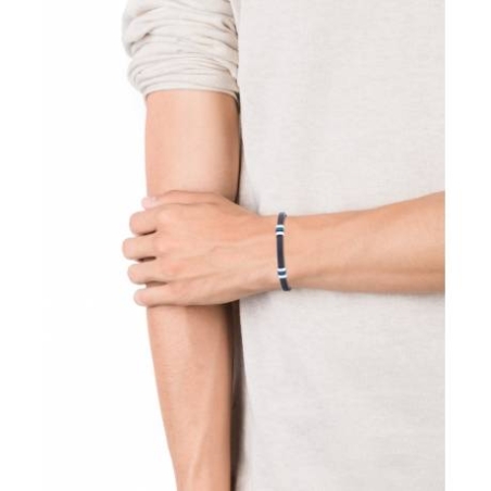 PULSERA DE HOMBRE VICEROY HEAT DE PIEL AZUL 6459P01013