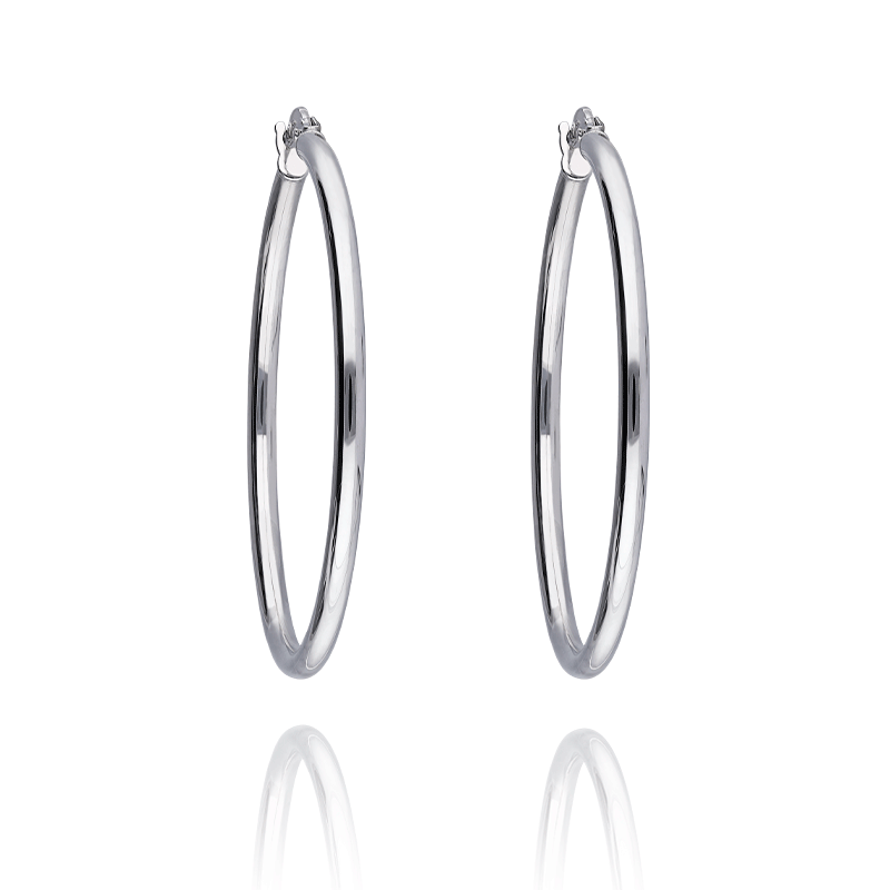 Pendientes Aro Oro 18k 40mm "Raisa"