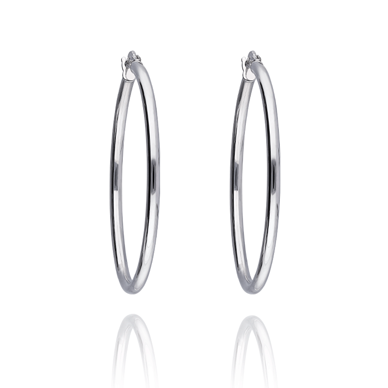Pendientes Aro Oro 18k 30mm "Raisa"