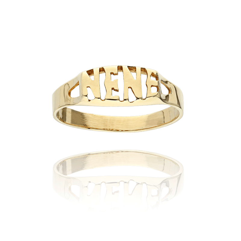 ANILLO "MARSELLA" NENE ORO 18K