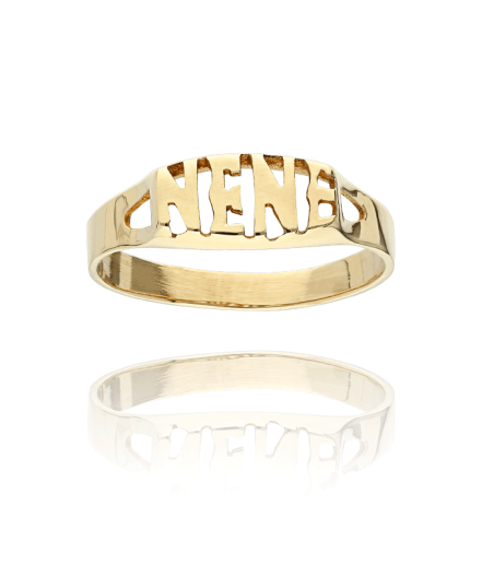 ANILLO "MARSELLA" NENE ORO 18K