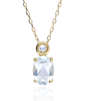 Gargantilla "Marine" oro 18k y Topacios Azules