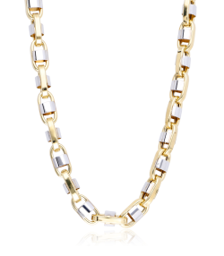 Cadena "True" Bicolor Oro 18k 60 cm