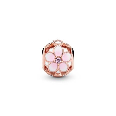 CHARM PANDORA FLOR MAGNOLIA ROSA 782087NBP