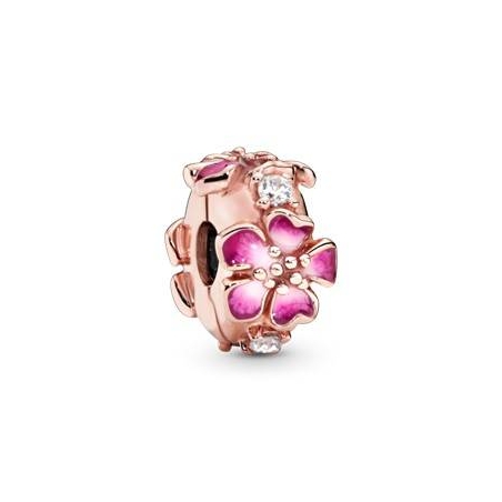 CHARM PANDORA CLIP FLOR MELOCOTÓN ROSA 788099CZ