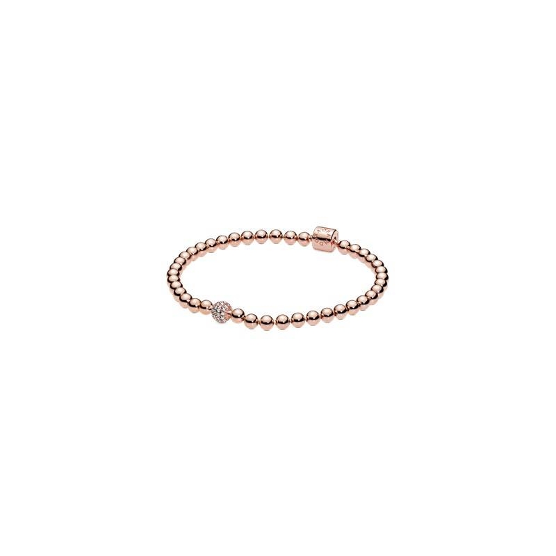 PULSERA PANDORA BRAZALETE DE BOLAS Y PAVÉ 588342CZ