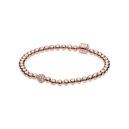 PULSERA PANDORA BRAZALETE DE BOLAS Y PAVÉ 588342CZ