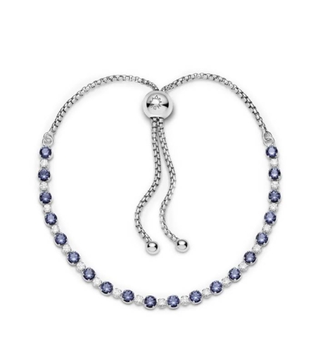 PULSERA PANDORA BRILLOS AZULES CIERRE DESLIZANTE 599377C01