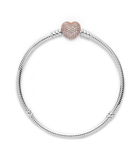 PULSERA PANDORA MOMENTS CORAZÓN PARA CHAMRS 586292CZ