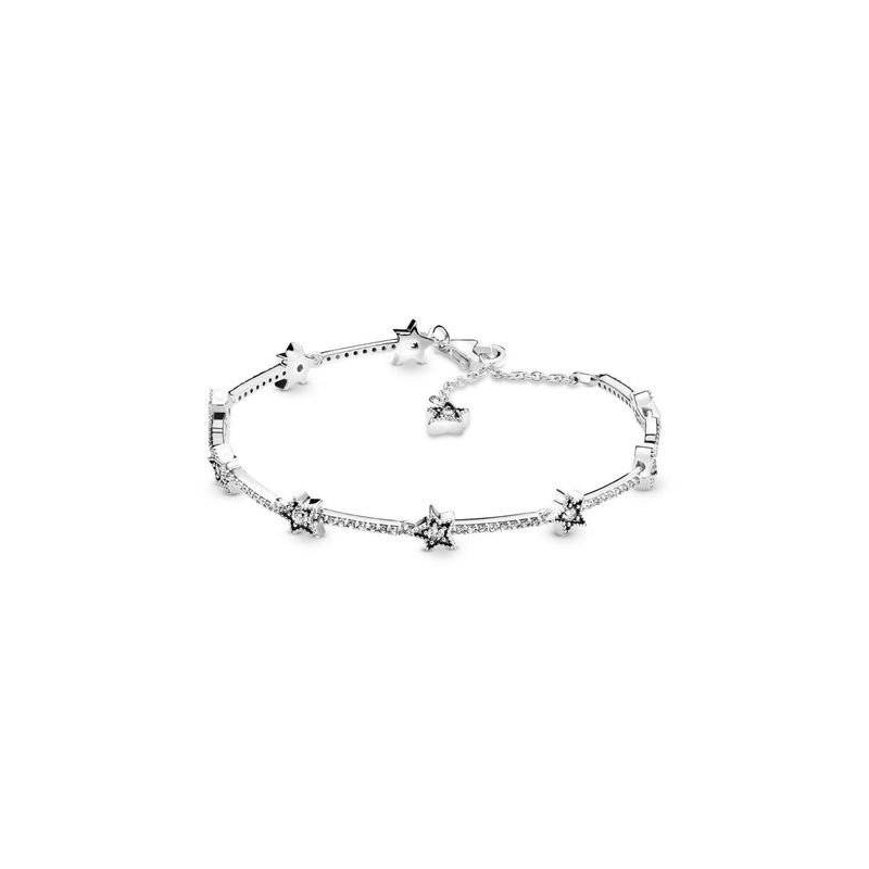 PULSERA DE PANDORA PLATA CON FLORES 598498C01