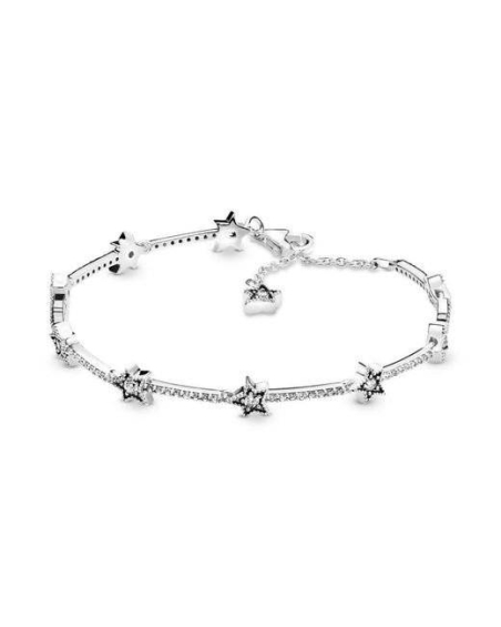 PULSERA DE PANDORA PLATA CON FLORES 598498C01