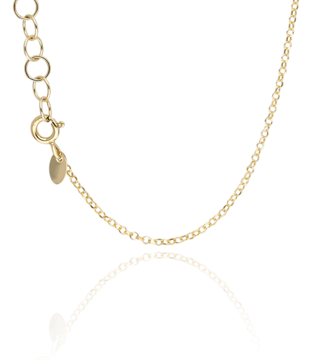 COLLAR EN PLATA DE LEY CON BAÑO DE ORO Y PIEDRAS DE COLORES