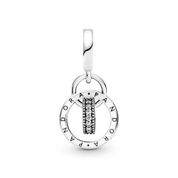 Charm Colgante Círculos Logo Pandora 799490C01