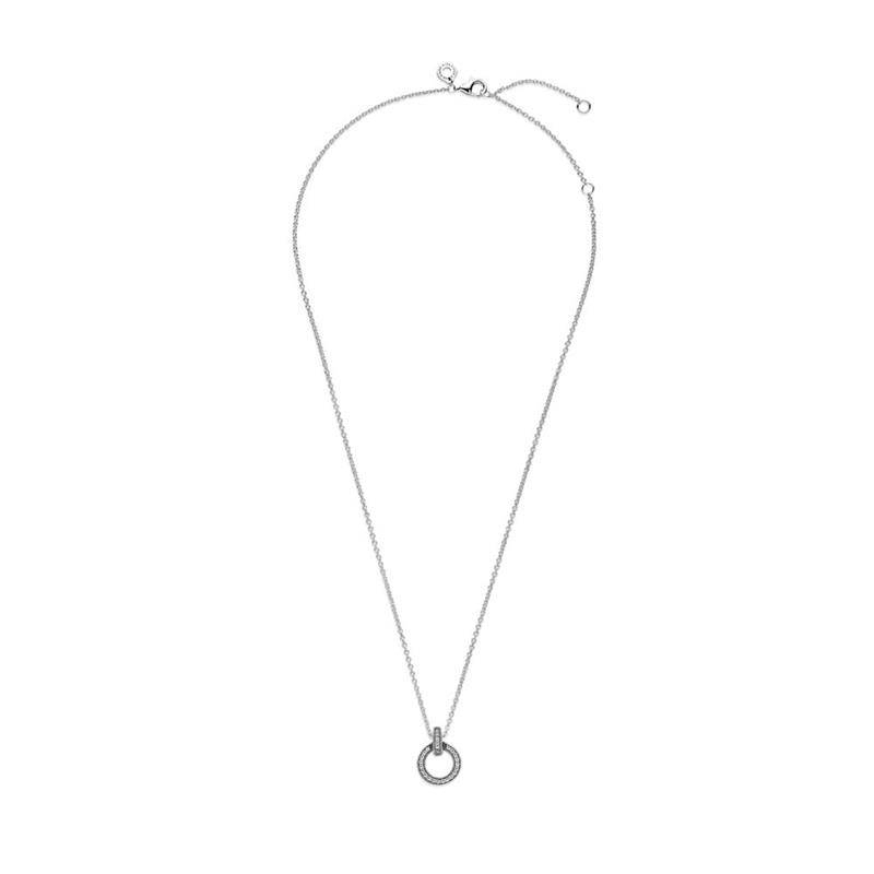 Collar Pandora Colgante Doble Círculo 399487C01-45