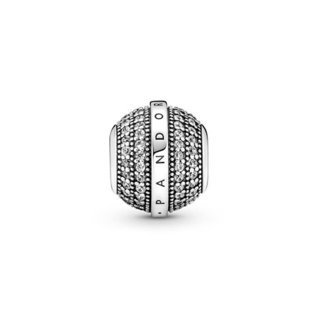 Charm Pandora Pavé & Logo 799489C01