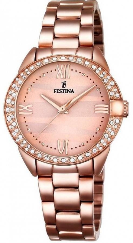 RELOJ FESTINA ACERO BAÑO ROSE F16920/2