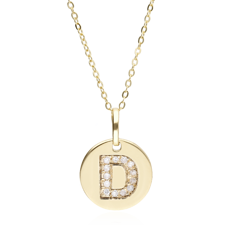 Gargantilla Oro 18k y diamantes 0.039cts "Bright D"