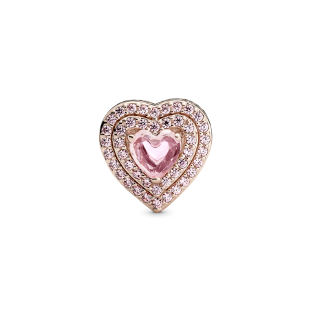 CHARM PANDORA ROSE CORAZÓN NIVELADO BRILLANTE 789218C01