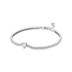 PULSERA PANDORA CORAZÓN BRILLANTE 590041C01