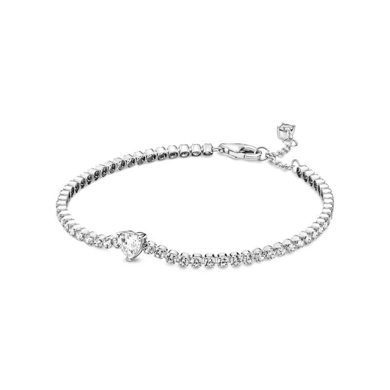 PULSERA PANDORA CORAZÓN BRILLANTE 590041C01