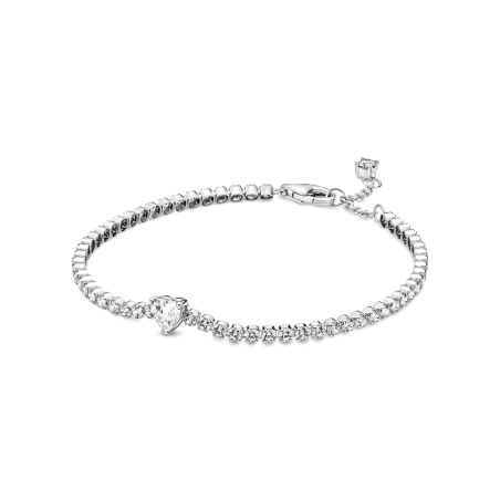 PULSERA PANDORA CORAZÓN BRILLANTE 590041C01