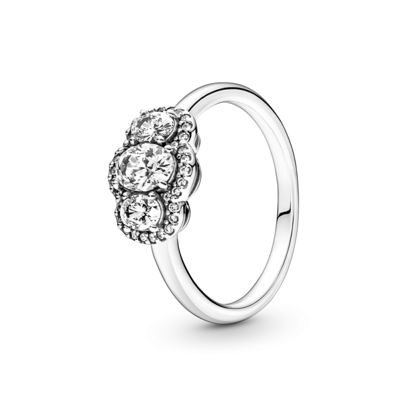 ANILLO PANDORA VINTAGE TRES PIEDRAS 190049C01 ANILLO PANDORA VINTAGE TRES PIEDRAS 190049C01