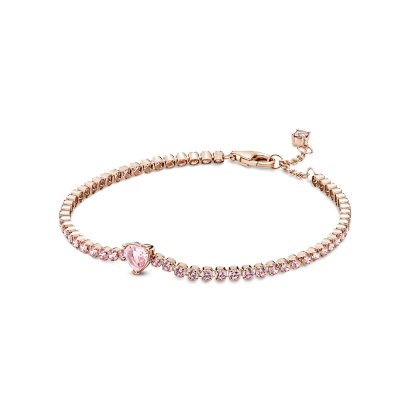 PULSERA PANDORA CORAZÓN BRILLANTE 580041C01