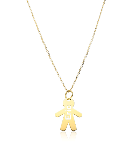 GARGANTILLA NIÑO "NEWARK" PERSONALIZADO ORO 18K