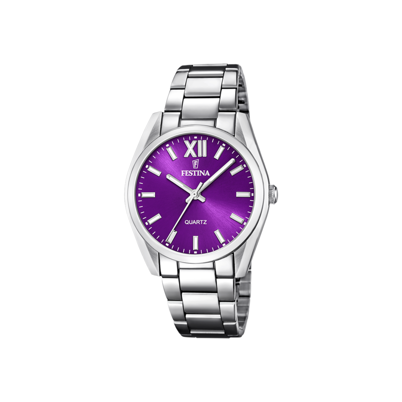 RELOJ FESTINA COLECCIÓN ALEGRÍA VIOLETA CORREA DE ACERO F20622/F