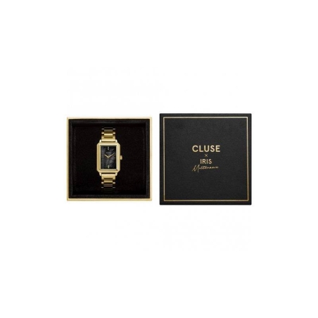 RELOJ CLUSE FLUETTE DORADO Y NEGRO MUJER CW14001