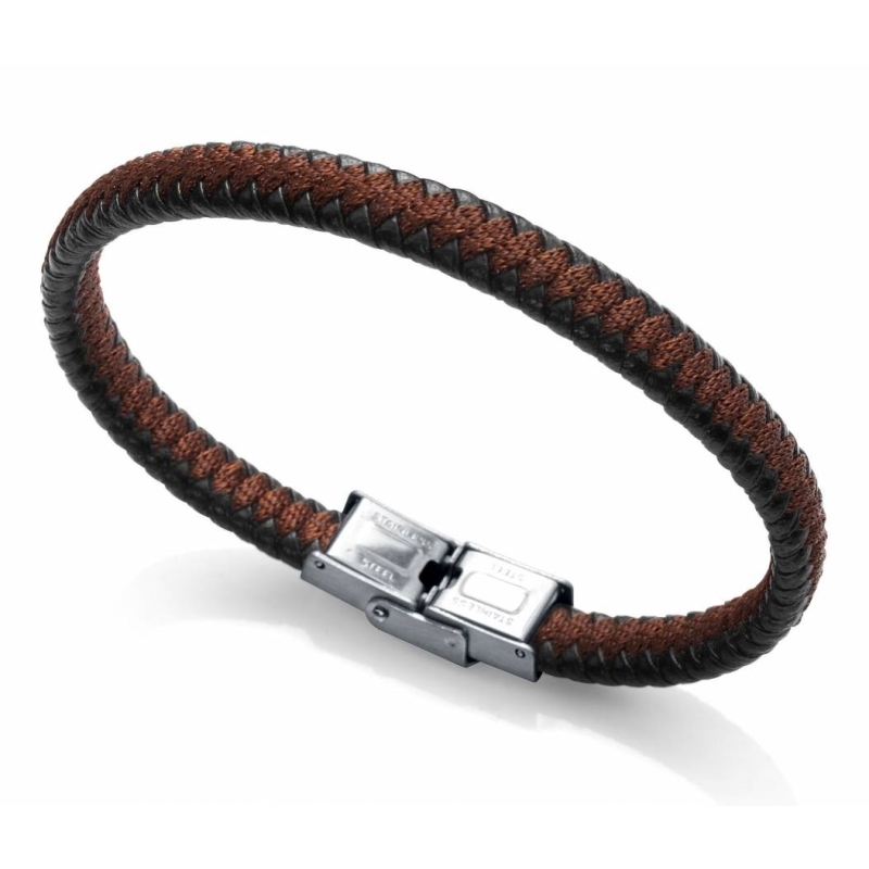 PULSERA VICEROY HEAT PIEL NEGRA HOMBRE 1328P01013