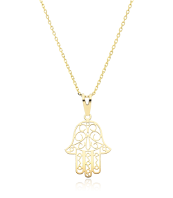 GARGANTILLA "DOHA" MANO DE FATIMA ORO 18K