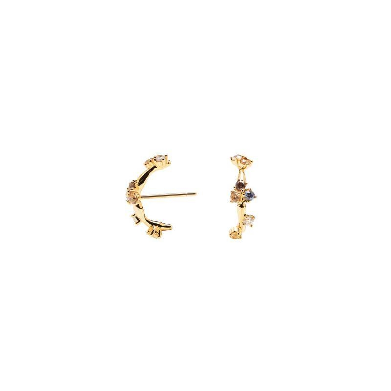 PENDIENTES PDPAOLA ZOE MUJER PLATA BAÑO ORO AR01-290-U PENDIENTES PDPAOLA ZOE MUJER PLATA BAÑO ORO AR01-290-U