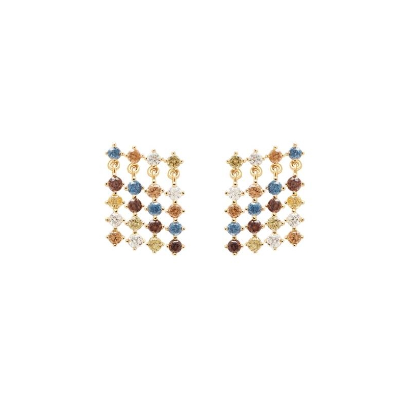 PENDIENTES PDPAOLA WILLOW PLATA BAÑO ORO MUJER AR01-293-U PENDIENTES PDPAOLA WILLOW PLATA BAÑO ORO MUJER AR01-293-U