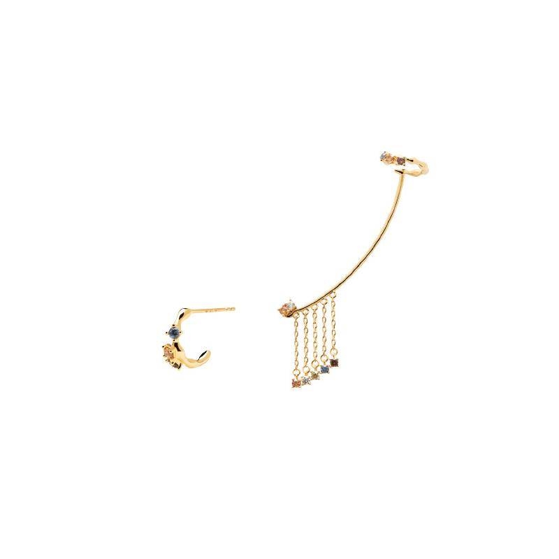 PENDIENTES PDPAOLA PEGASUS PLATA BAÑO ORO MUJER AR01-307-U PENDIENTES PDPAOLA PEGASUS PLATA BAÑO ORO MUJER AR01-307-U