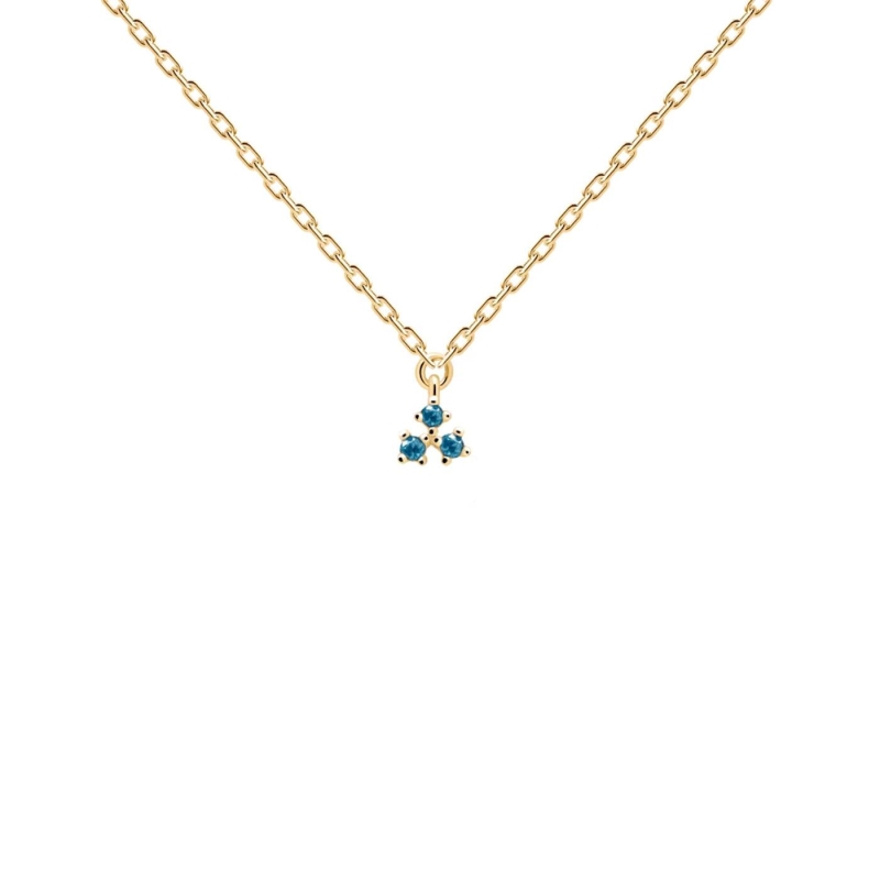 COLLAR PDPAOLA DAISY PLATA GOLD MUJER CO01-161-U