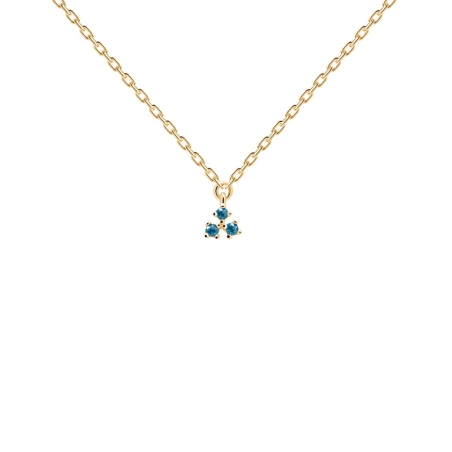 COLLAR PDPAOLA DAISY PLATA GOLD MUJER CO01-161-U