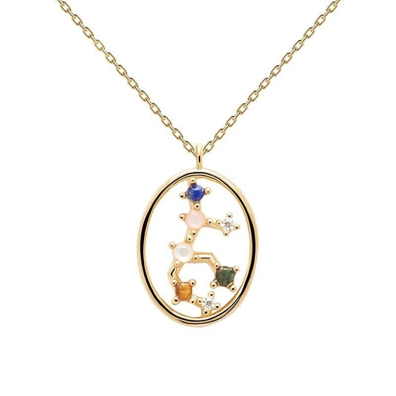 GARGANTILLA PDPAOLA VIRGO PLATA BAÑO ORO MUJER CO01-349-U GARGANTILLA PDPAOLA VIRGO PLATA BAÑO ORO MUJER CO01-349-U