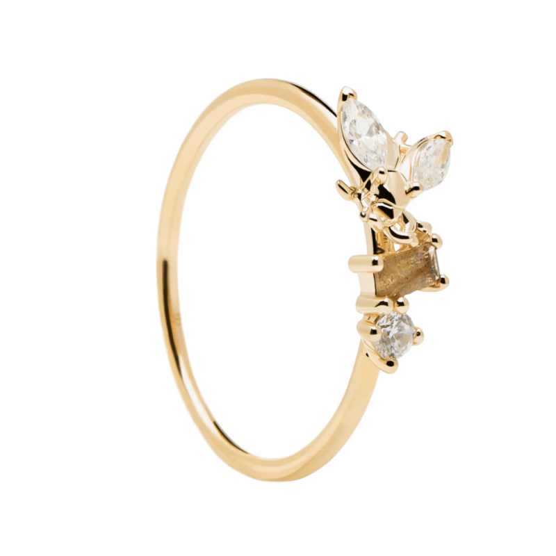 ANILLO PDPAOLA REVERY PLATA BAÑO ORO MUJER - AN01-219-14 ANILLO PDPAOLA REVERY PLATA BAÑO ORO MUJER - AN01-219-14