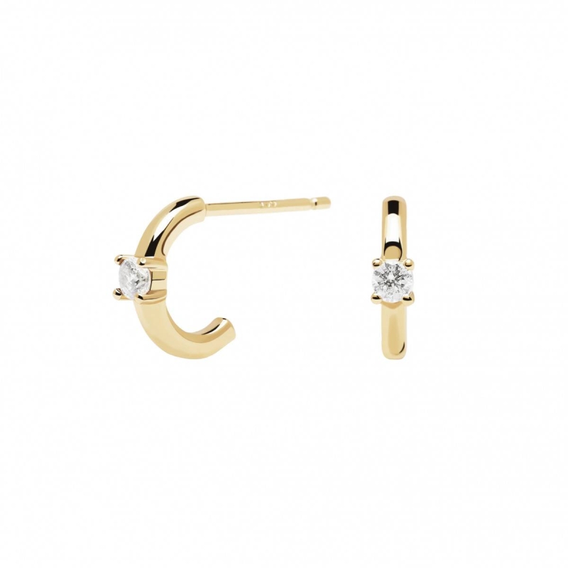 PENDIENTES PDPAOLA WHITE SOLITARY AR01-334-U PENDIENTES PDPAOLA WHITE SOLITARY AR01-334-U
