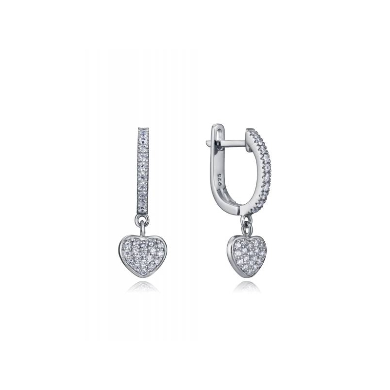 PENDIENTES VICEROY PLATA MUJER CORAZÓN CIRCONITAS 7112E000-38