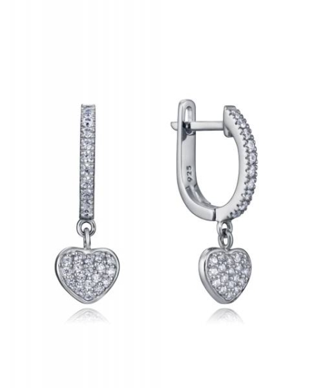 PENDIENTES VICEROY PLATA MUJER CORAZÓN CIRCONITAS 7112E000-38