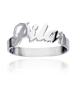 ANILLO PERSONALIZADO "VENTURA" PLATA DE LEY