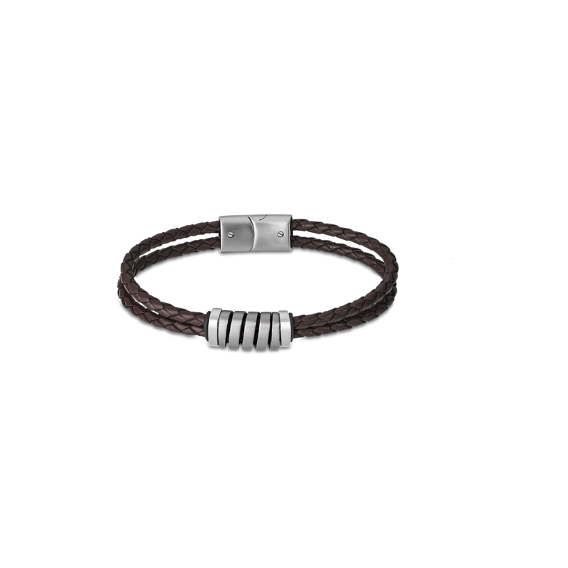 PULSERA LOTUS STYLE URBAN MAN PIEL HOMBRE LS2150-2/1