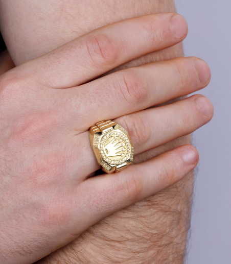 ANILLO "LANCASTER" ORO 18K