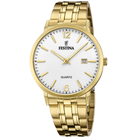 RELOJ FESTINA CLASSICS PLATA CORREA DE ACERO HOMBRE F20513/2