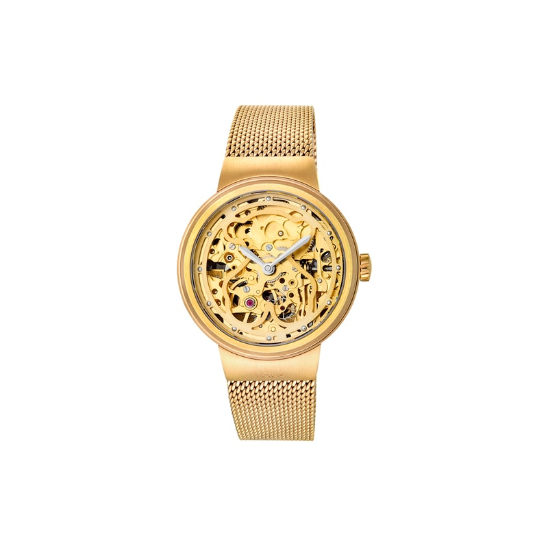 RELOJ TOUS AUTOMÁTICO ROUND EN ACERO IP DORADO 100350665